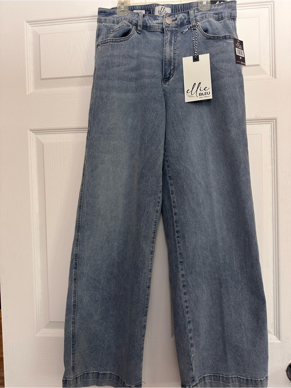 Ellie Light Blue Wide-Leg Jeans